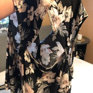 Cropped button down tank